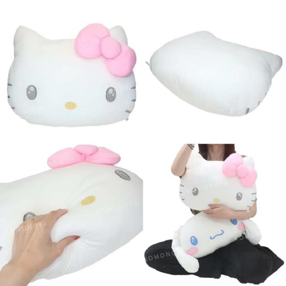 小禮堂 Sanrio 三麗鷗 造型涼感抱枕 - 大頭款 酷洛