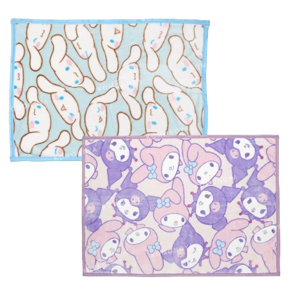 小禮堂 Sanrio 三麗鷗 絨毛毛毯 100x70cm -
