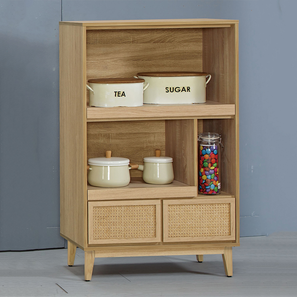 MUNA 家居 1016型2.7X4尺收納餐櫃(碗盤櫃 收納