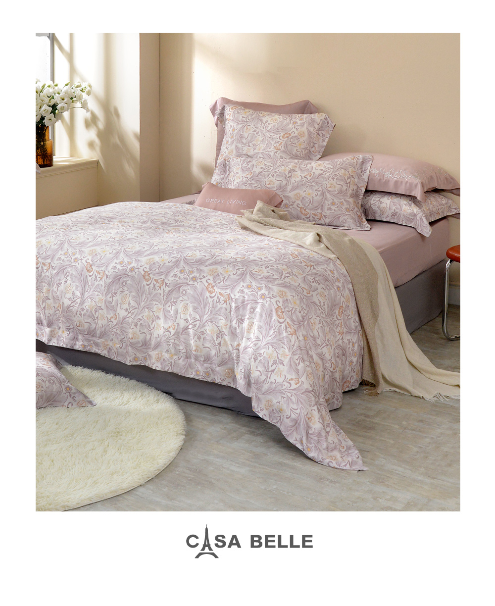 格蕾寢飾 CASA BELLE 《亞緹尼斯》特大天絲四件式防