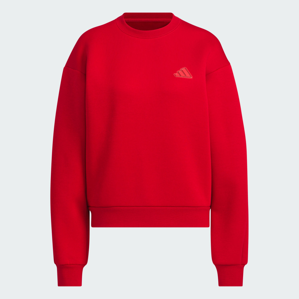 adidas 愛迪達 長袖上衣 女 大學T CNY新年 亞規