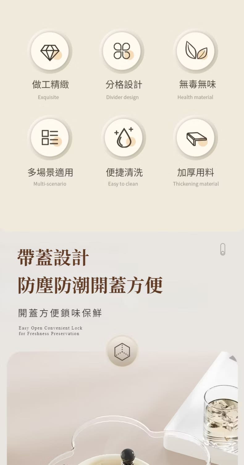 防塵防潮開蓋方便