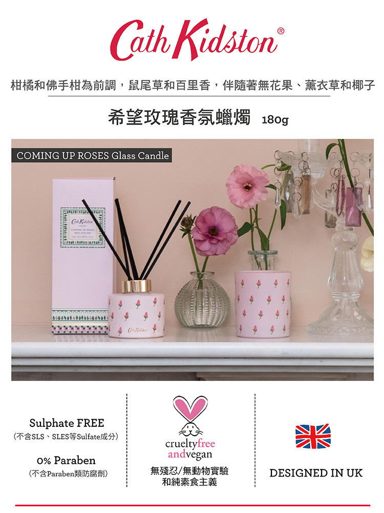 柑橘和佛手柑為前調,鼠尾草和百里香,伴隨著無花果、薰衣草和椰子