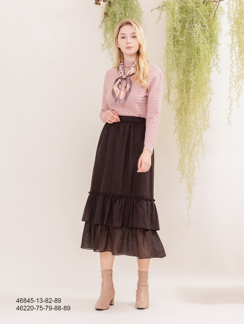 IRIS 艾莉詩 氣質格紋織感針織上衣-3色(46845)優