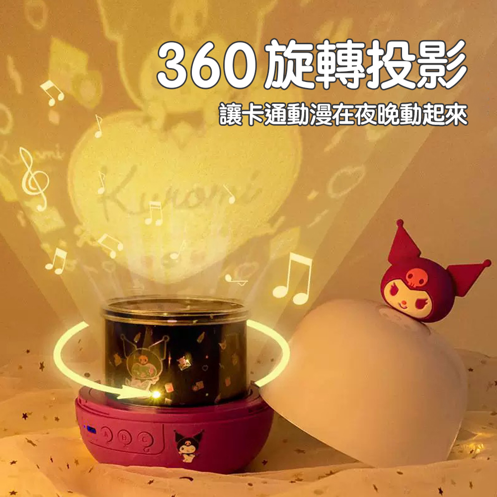 360旋轉投影 讓卡通動漫在夜晚動起來 