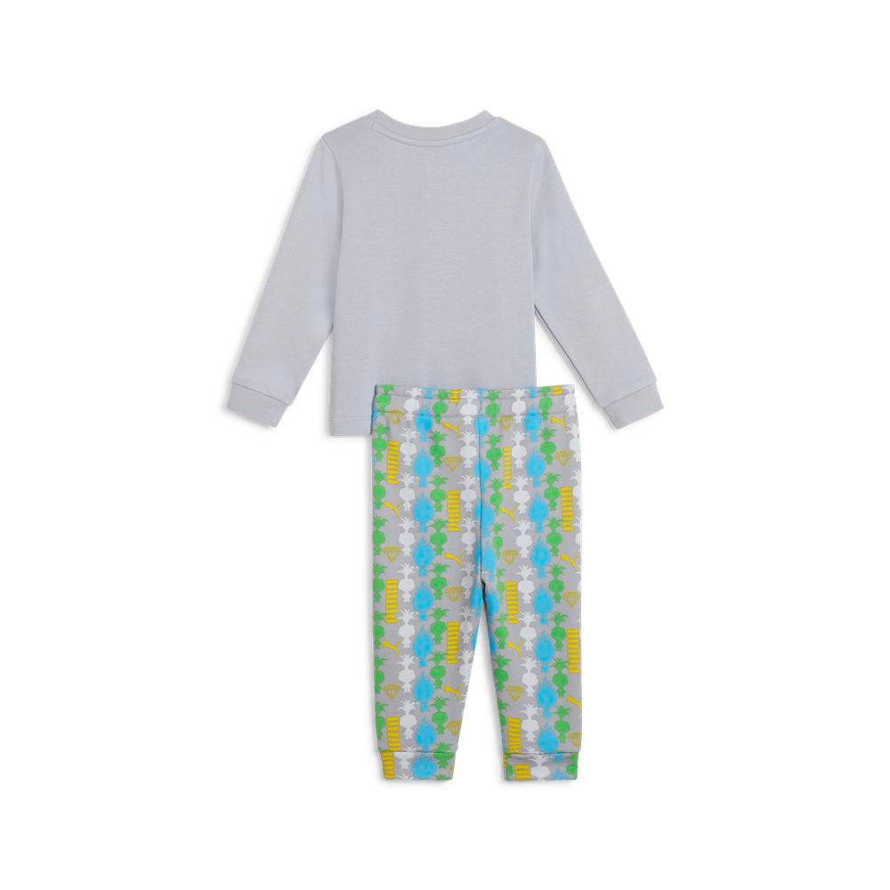 PUMA官方旗艦 基本系列Trolls圓領衫+長褲組 嬰孩 