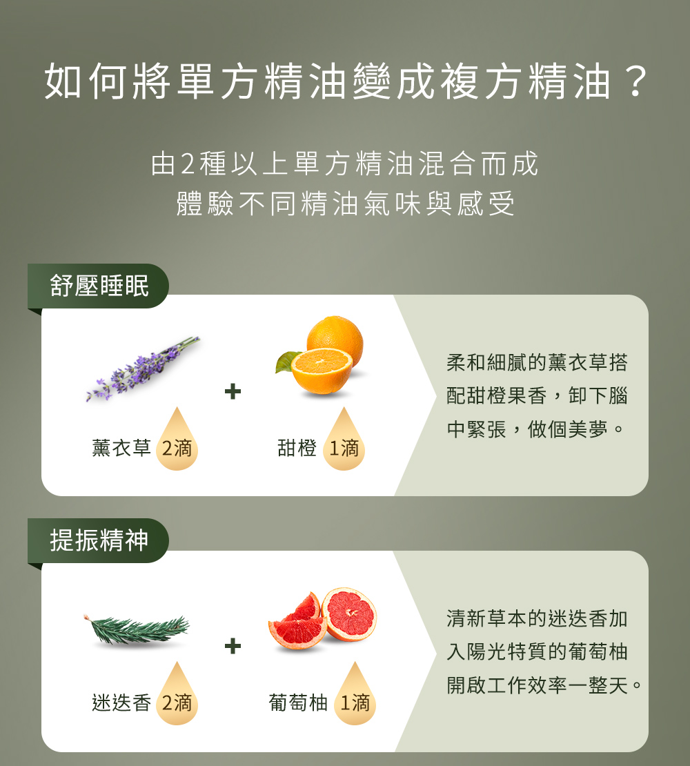 如何將單方精油變成複方精油