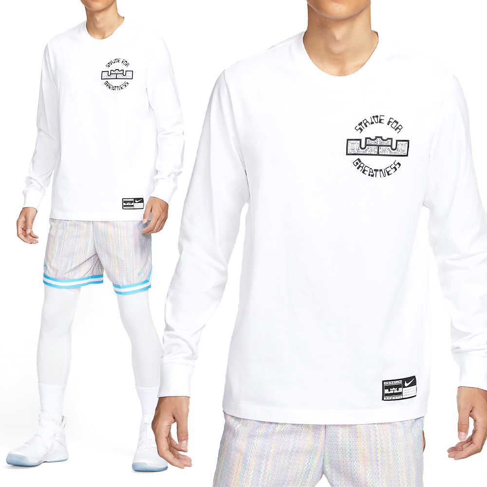 NIKE 耐吉 LBJ M NK Tee M90 LS 男款