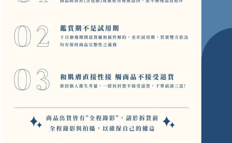 十日猶豫期間退貨屬無條件解約,並非試用期,買賣雙方依法