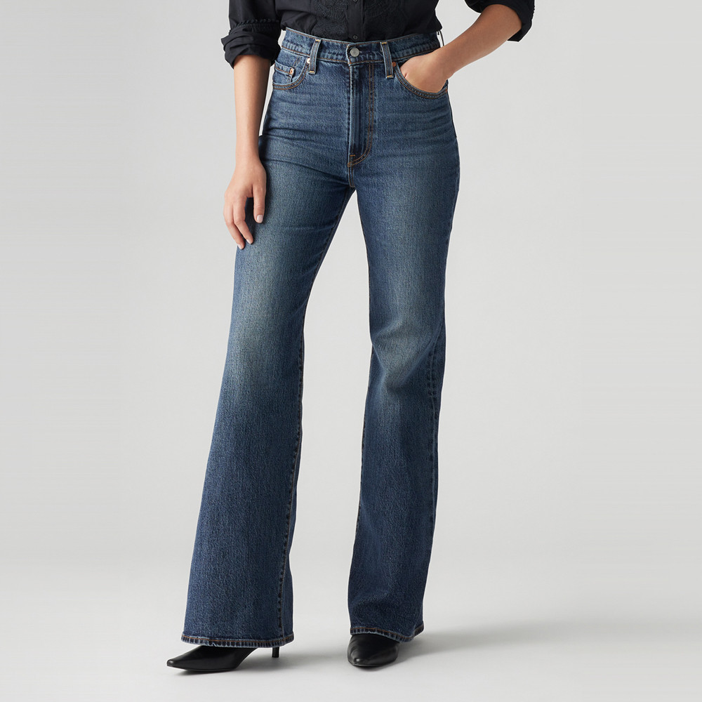 LEVIS Ribcage Bells 女款超高腰牛仔喇叭褲