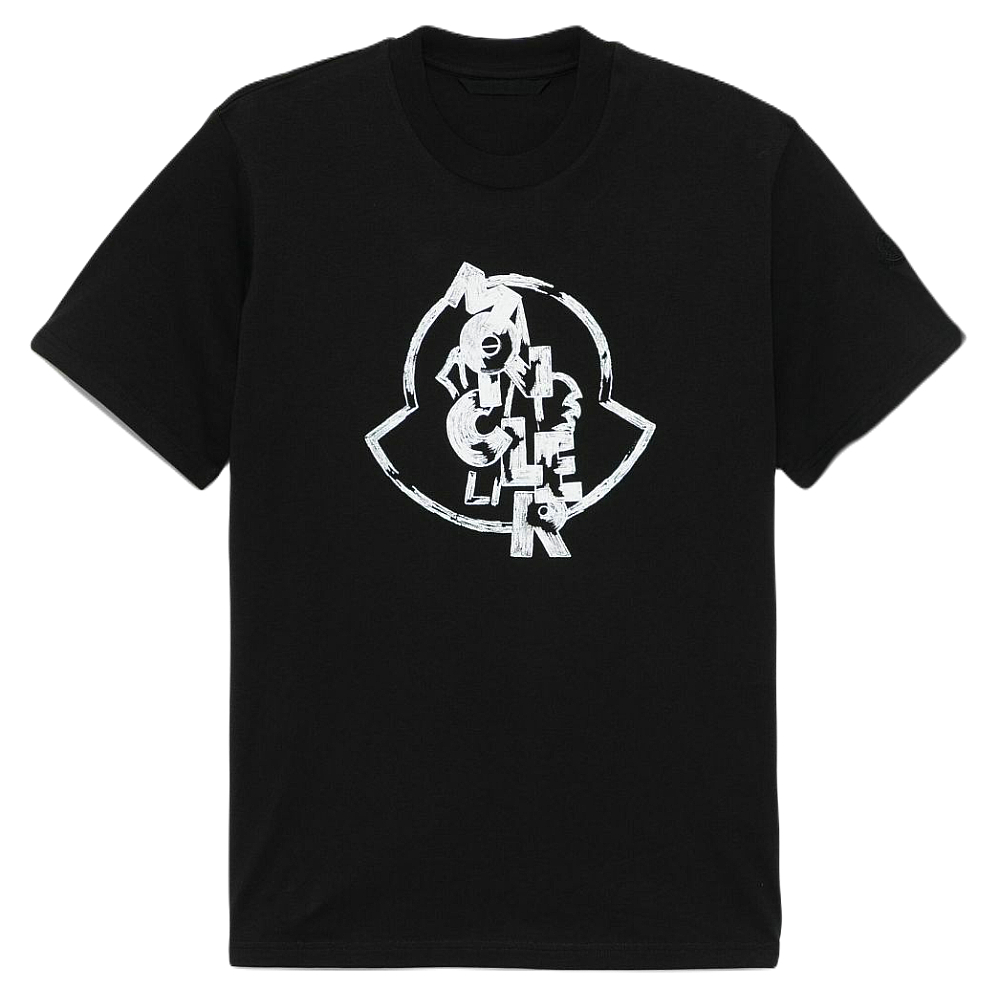 MONCLER 秋冬新款 男款 胸前印花&左臂品牌LOGO 