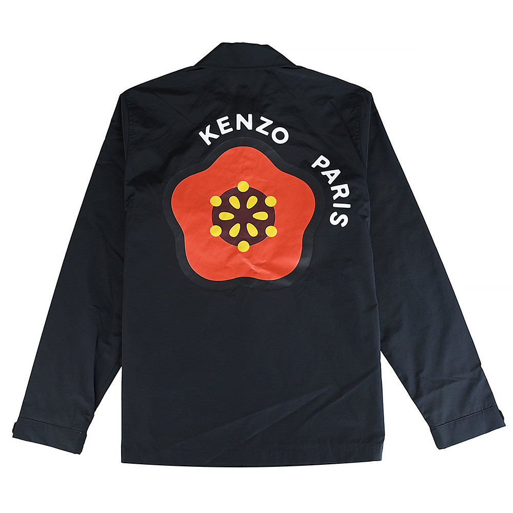 KENZO KENZO POP海棠花印刷標誌尼龍棉質混紡教練