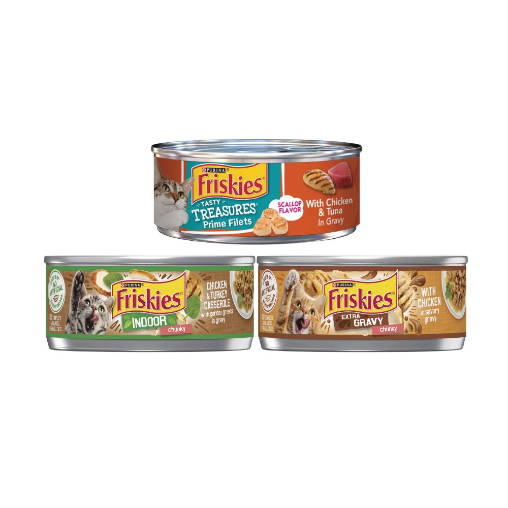 Friskies 喜躍 美國主食罐 156gx4罐(貓主食 