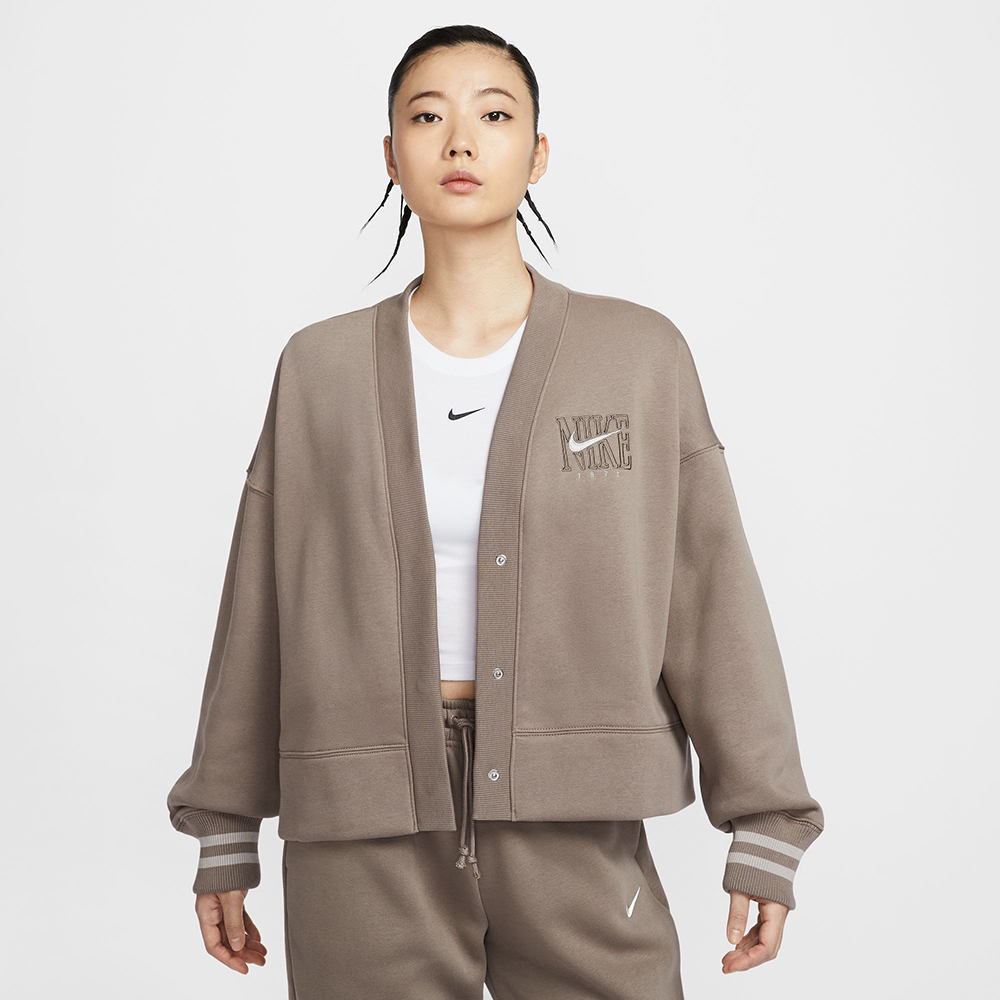 NIKE 耐吉 外套 女 運動外套 刷毛 寬鬆 AS W N