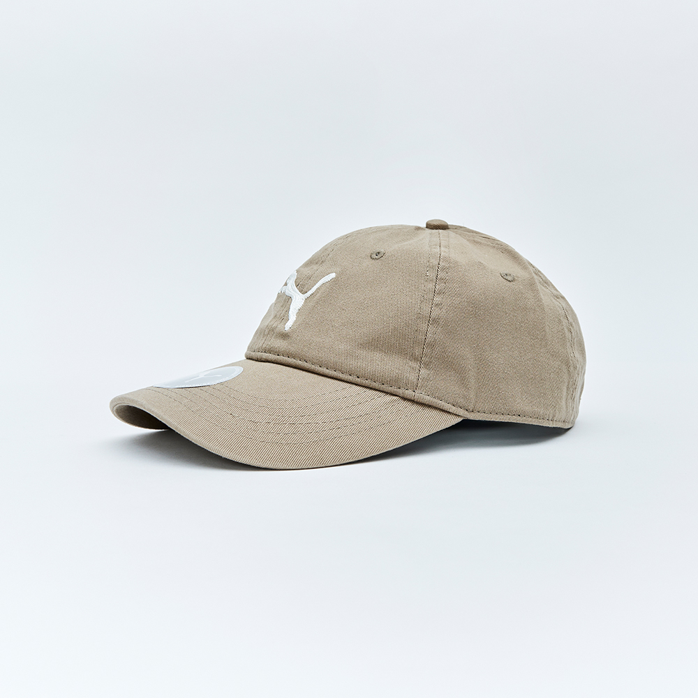 PUMA 基本系列 卡其白色 LOGO 老帽 棒球帽 024
