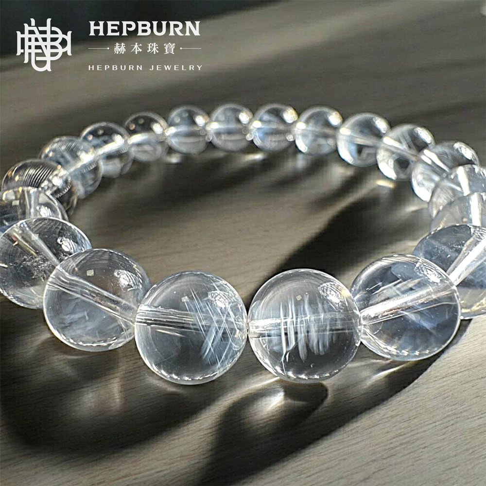 赫本珠寶 收藏級5A冰透藍羽毛-藍針水晶手鍊(10mm)評價 赫本珠寶 收藏級5A冰透藍羽毛-藍針水晶手鍊(10mm)評價