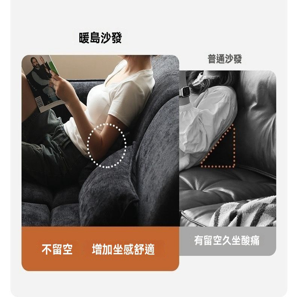 王小朋家具 大雙人 145*80*78cm(布藝沙發 奈斯絨