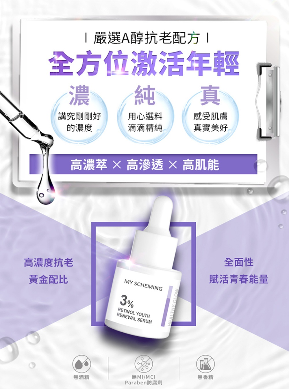 我的心機 6%A醇青春逆時精華15ml優惠推薦