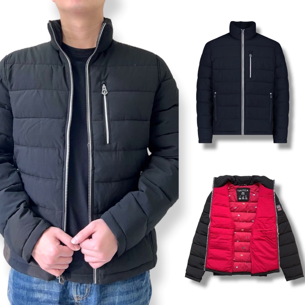 NAUTICA 帆船 男生 厚款鋪棉 彈性 防風保暖/防潑水