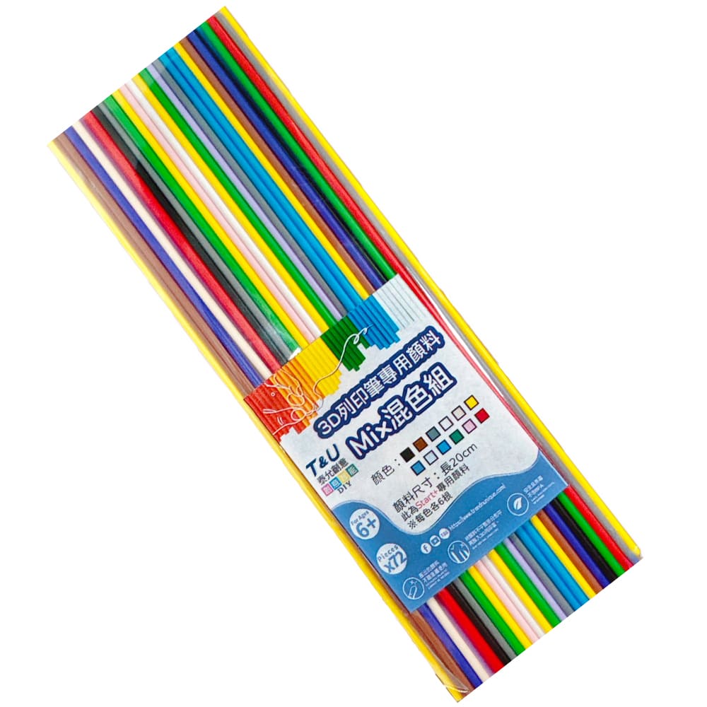 T&U 泰允創意 3D列印筆專用顏料-多色(DIY 手作 兒 T&U 泰允創意 3D列印筆專用顏料-多色(DIY 手作 兒