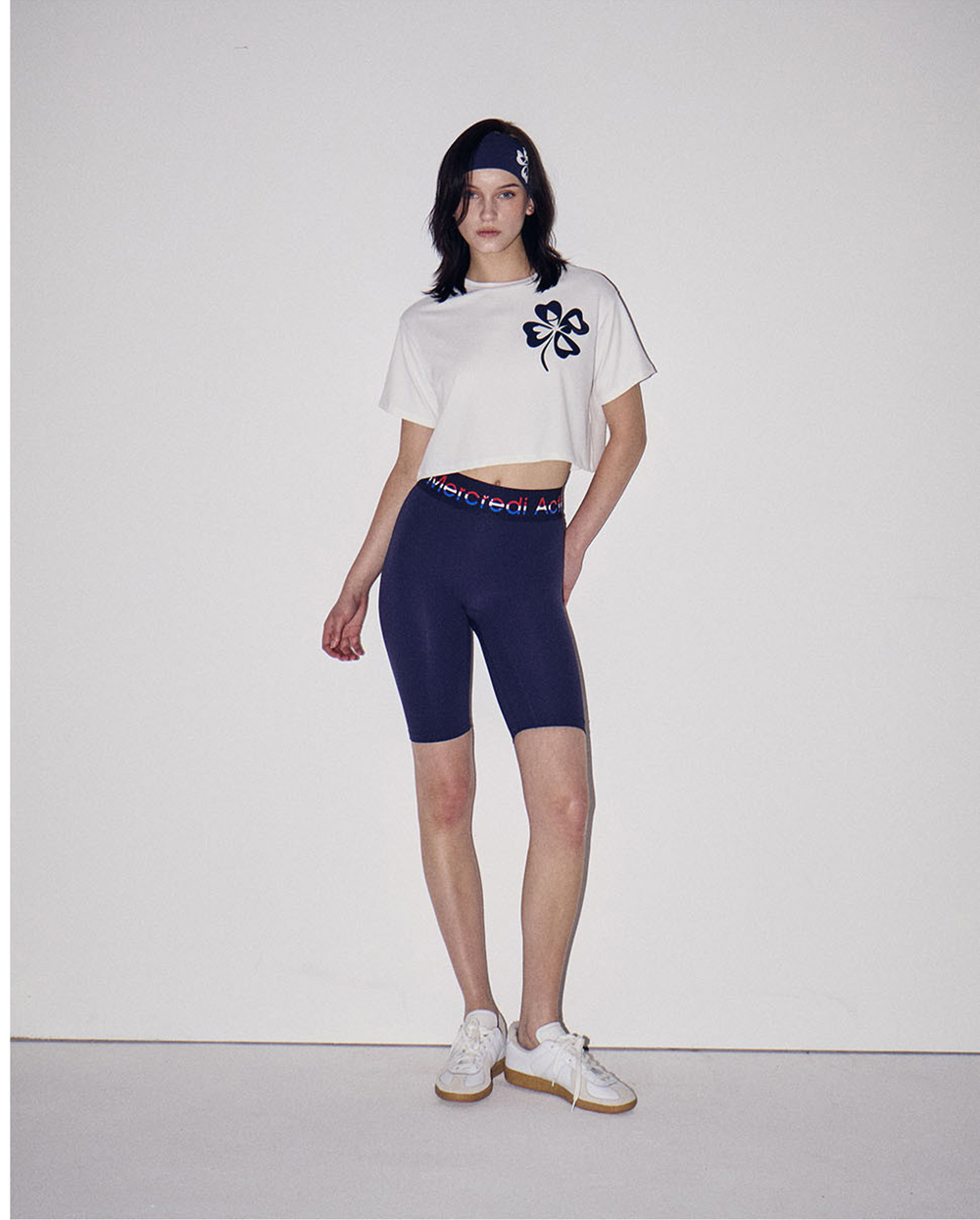 MARDI MERCREDI 印花短版TEE 象牙白色 經典 MARDI MERCREDI 印花短版TEE 象牙白色 經典