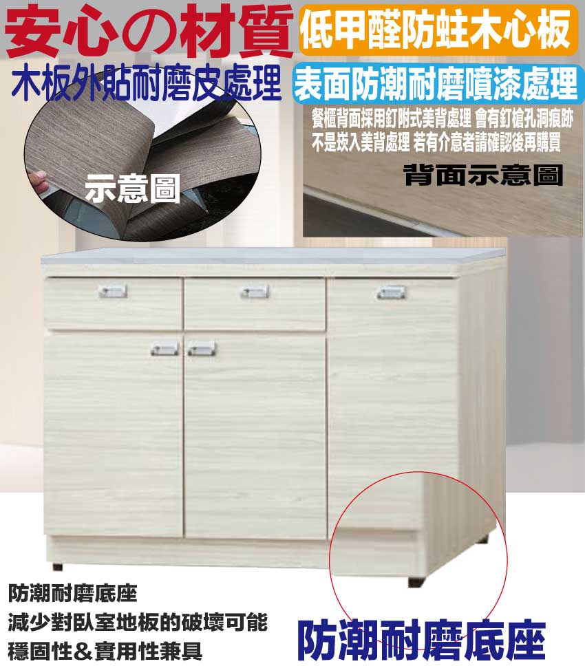 文創集 吉曼3.9尺岩板&石面低餐櫃(二色可選)好評推薦