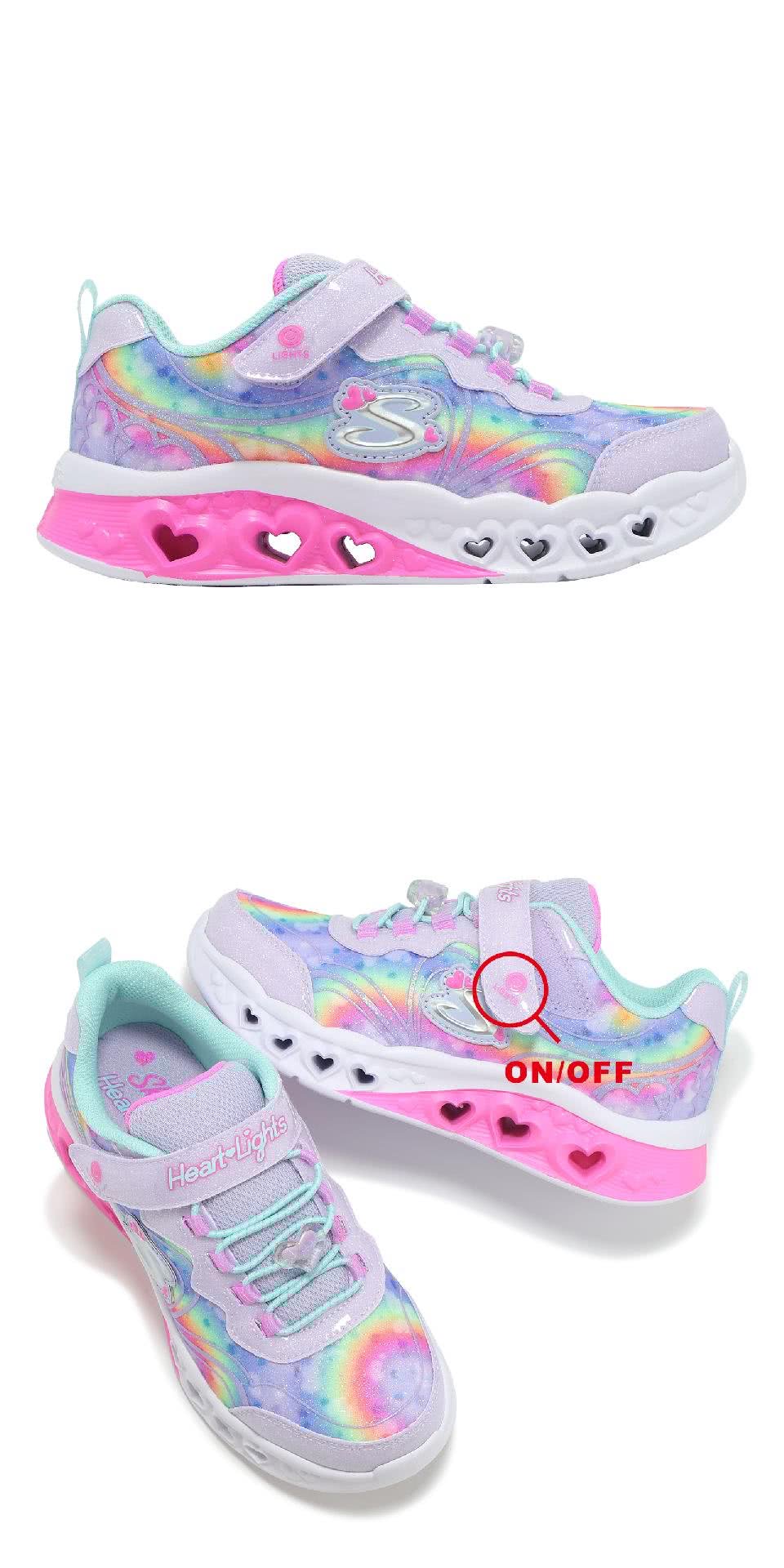 SKECHERS 燈鞋 Flutter Heart Ligh