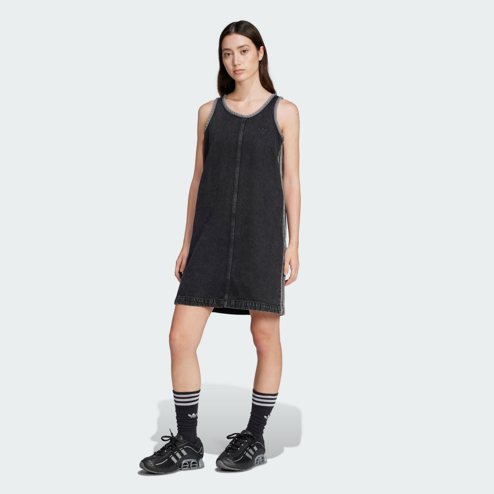 adidas 愛迪達 洋裝 女 運動洋裝 長版上衣 DENI