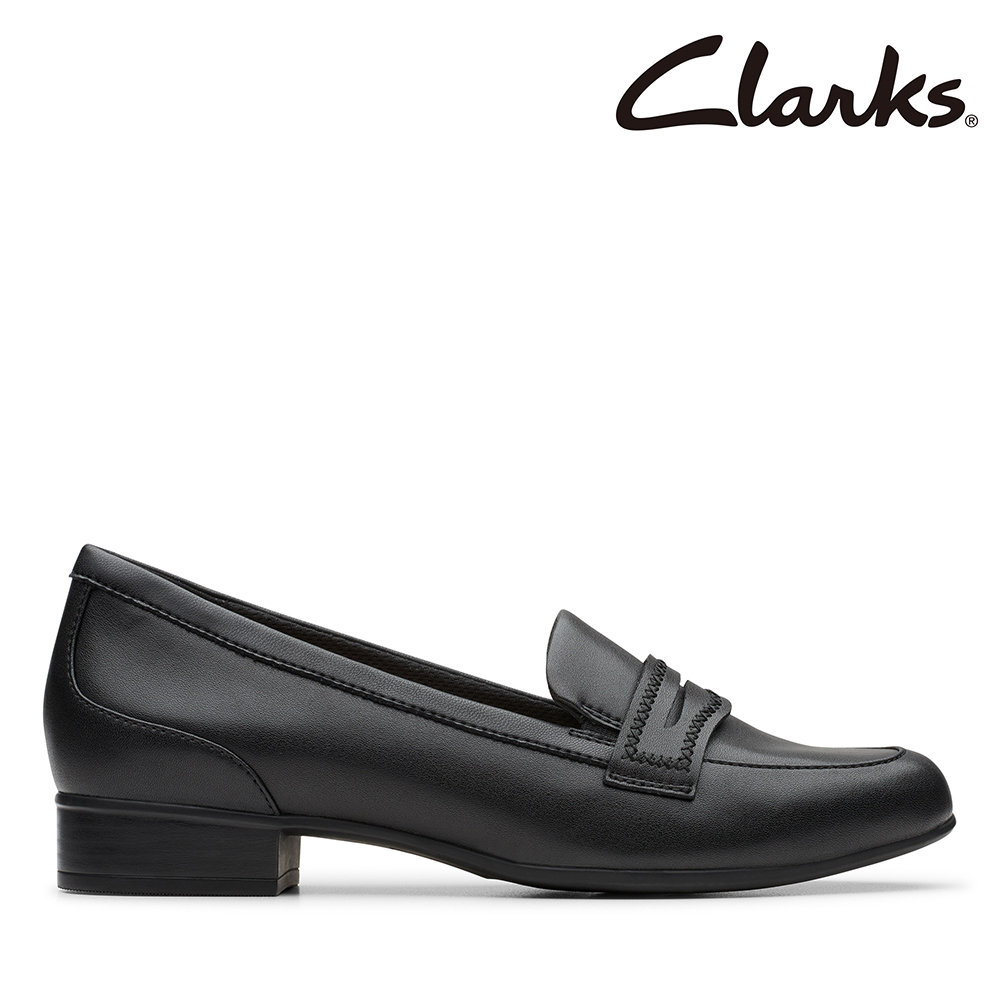 Clarks 女鞋 Juliet Top 全皮面便士樂福鞋(