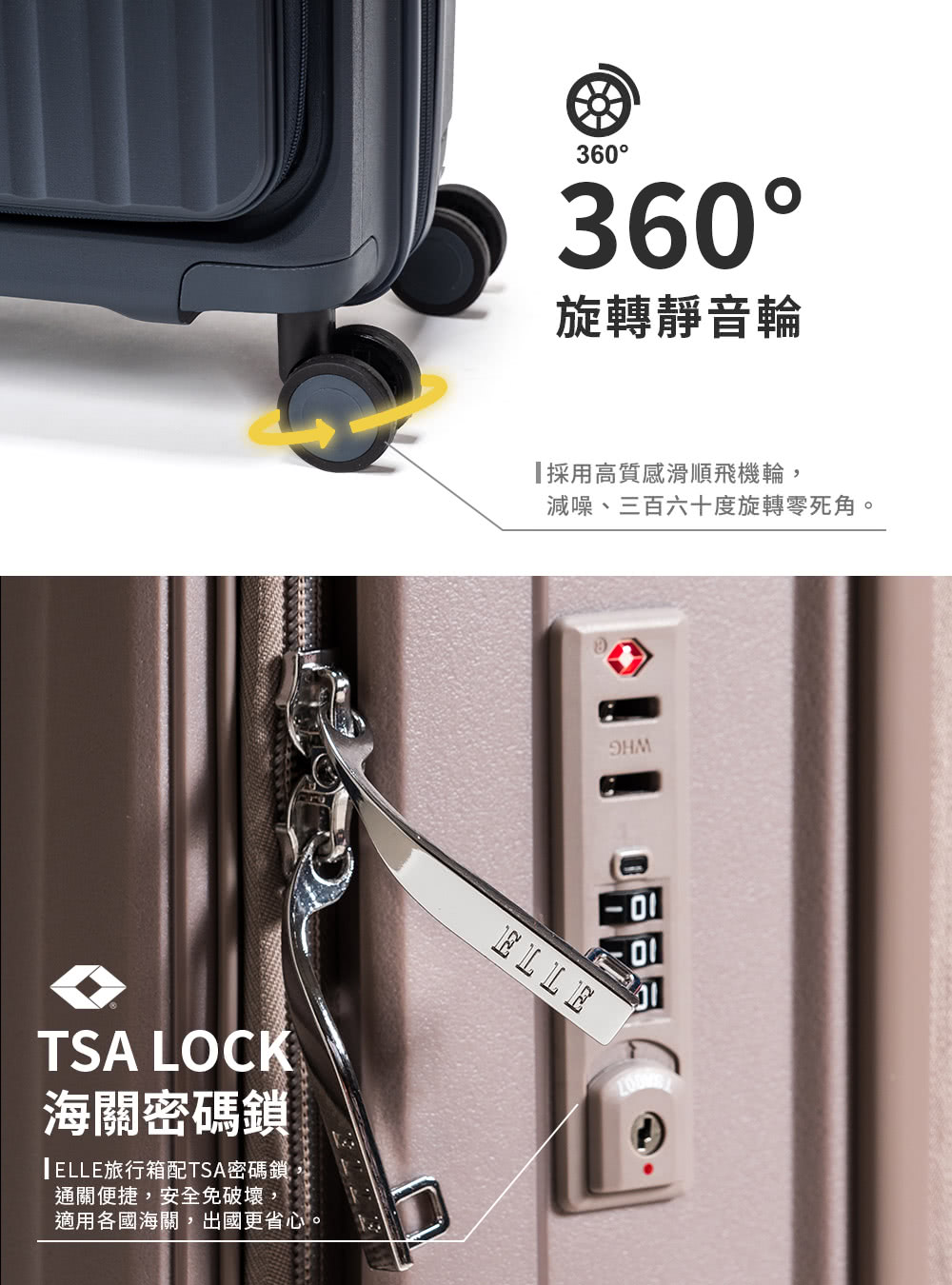 ELLEæè¡ç®±éTSAå¯ç¢¼é