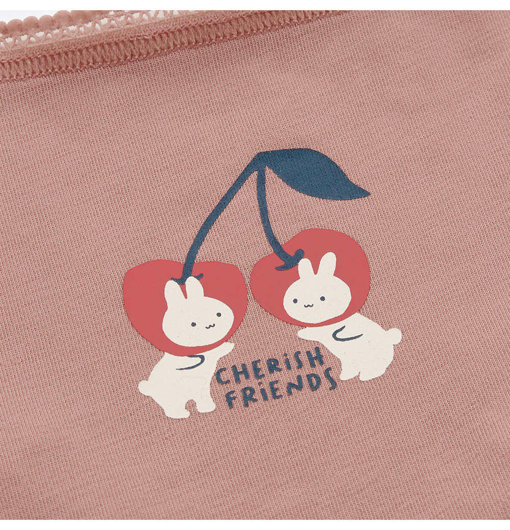 Anden Hud 女童三入組_ 抗菌系列．球球緊帶三角內褲