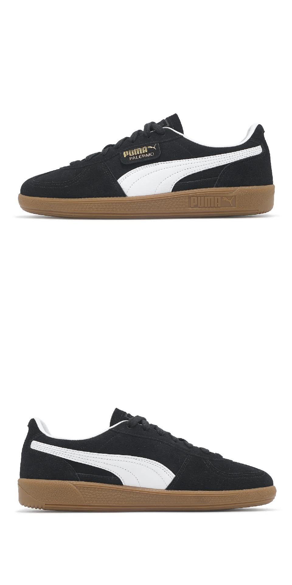 PUMA 休閒鞋 Palermo 男鞋 女鞋 黑 白 焦糖底