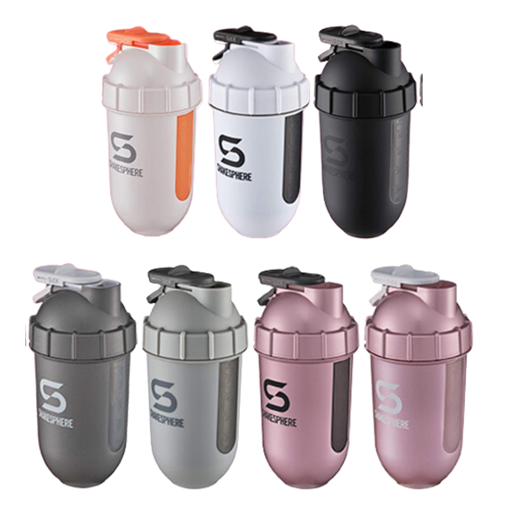 ShakeSphere 視窗款膠囊雪克杯-消光白/黑色窗(乳