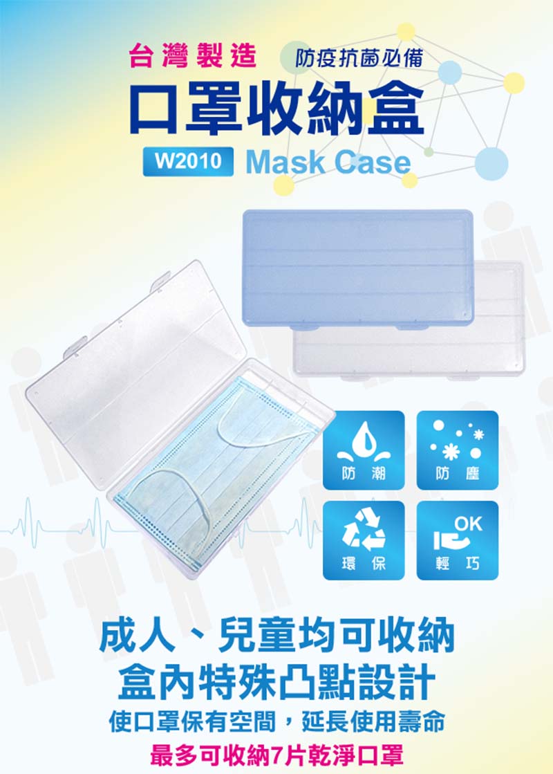 使口罩保有空間,延長使用壽命