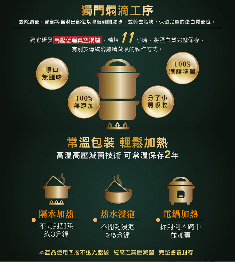 去除頸部、頭部等含淋巴部位以降低難聞腥味,並剪去脂肪,保留完整的蛋白質部位。