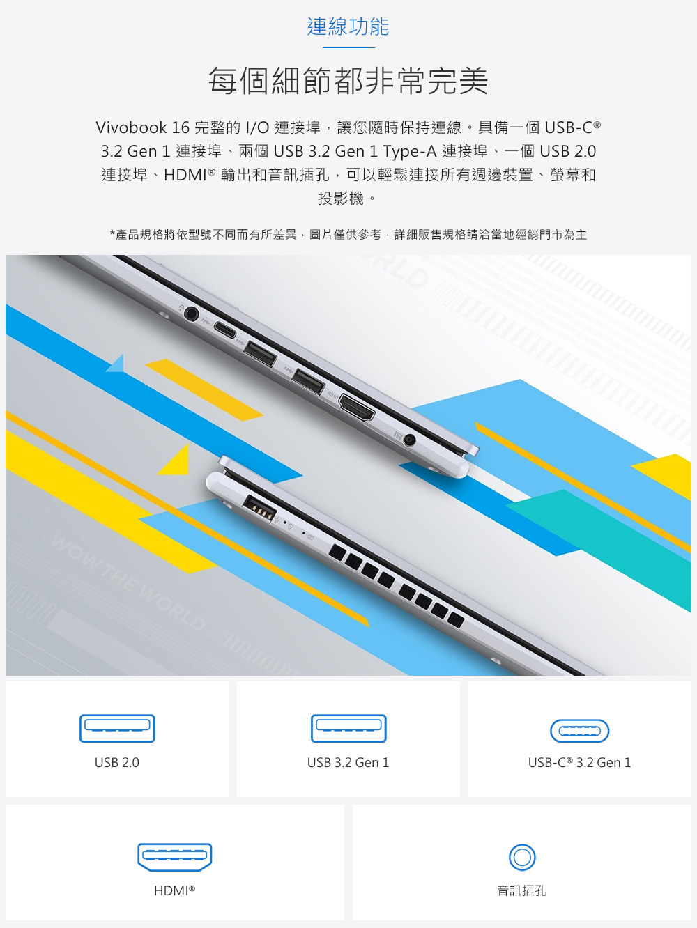 3.2 Gen 1 連接埠、兩個USB3.2 Gen 1 TypeA 連接埠、一個USB 2.0