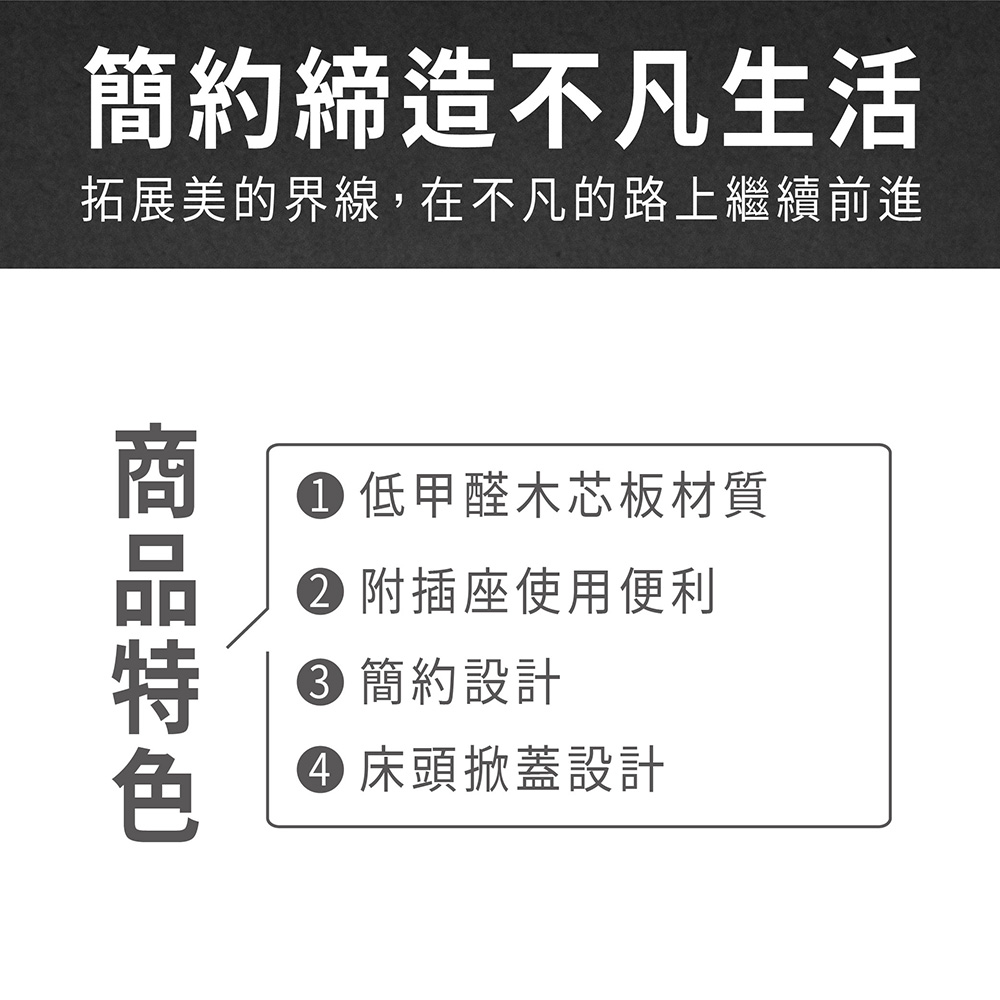 ASSARI 奧司卡插座床頭片(雙人5尺)折扣推薦