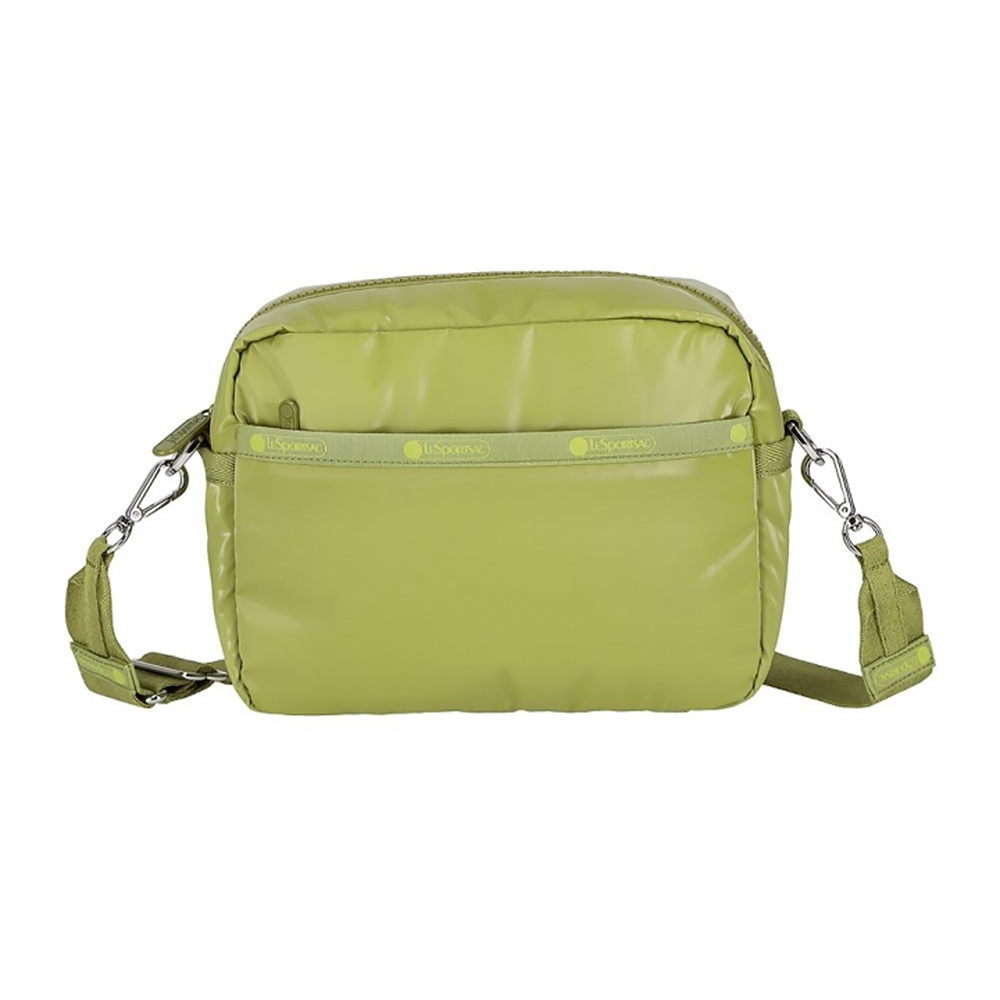 Lesportsac 拉鍊斜背包(亮面橄欖綠)評價推薦