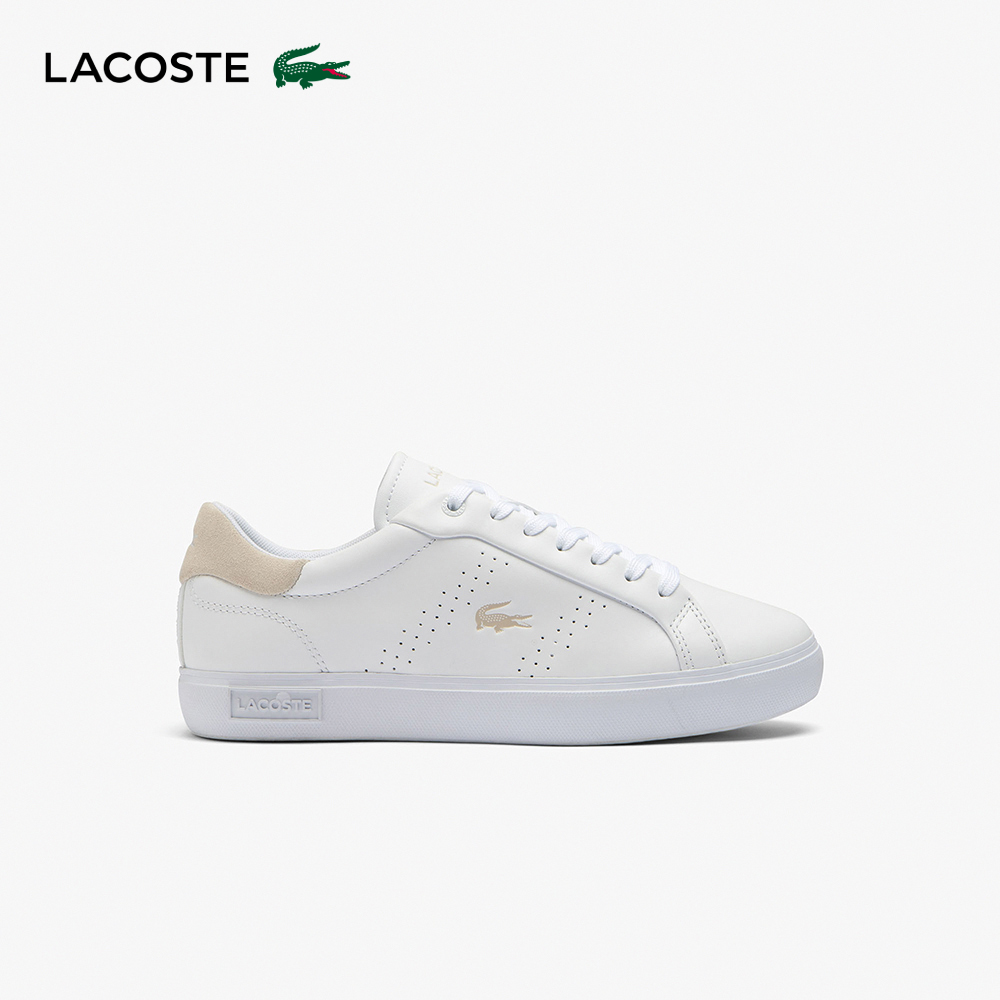 LACOSTE POWERCOURT 女鞋 休閒鞋 壓印lo