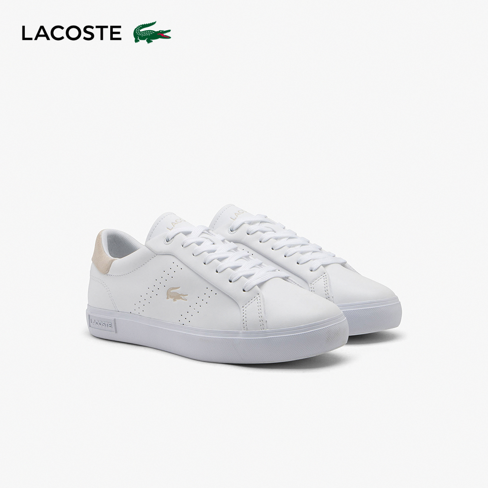 LACOSTE POWERCOURT 女鞋 休閒鞋 壓印lo