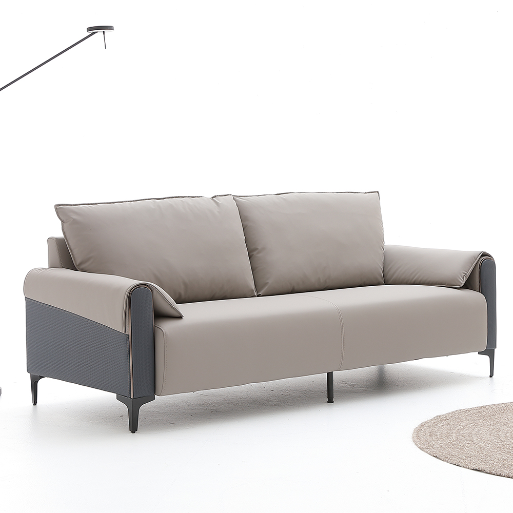 MUNA 家居 1810型貓抓皮三人沙發(沙發 皮沙發 三人