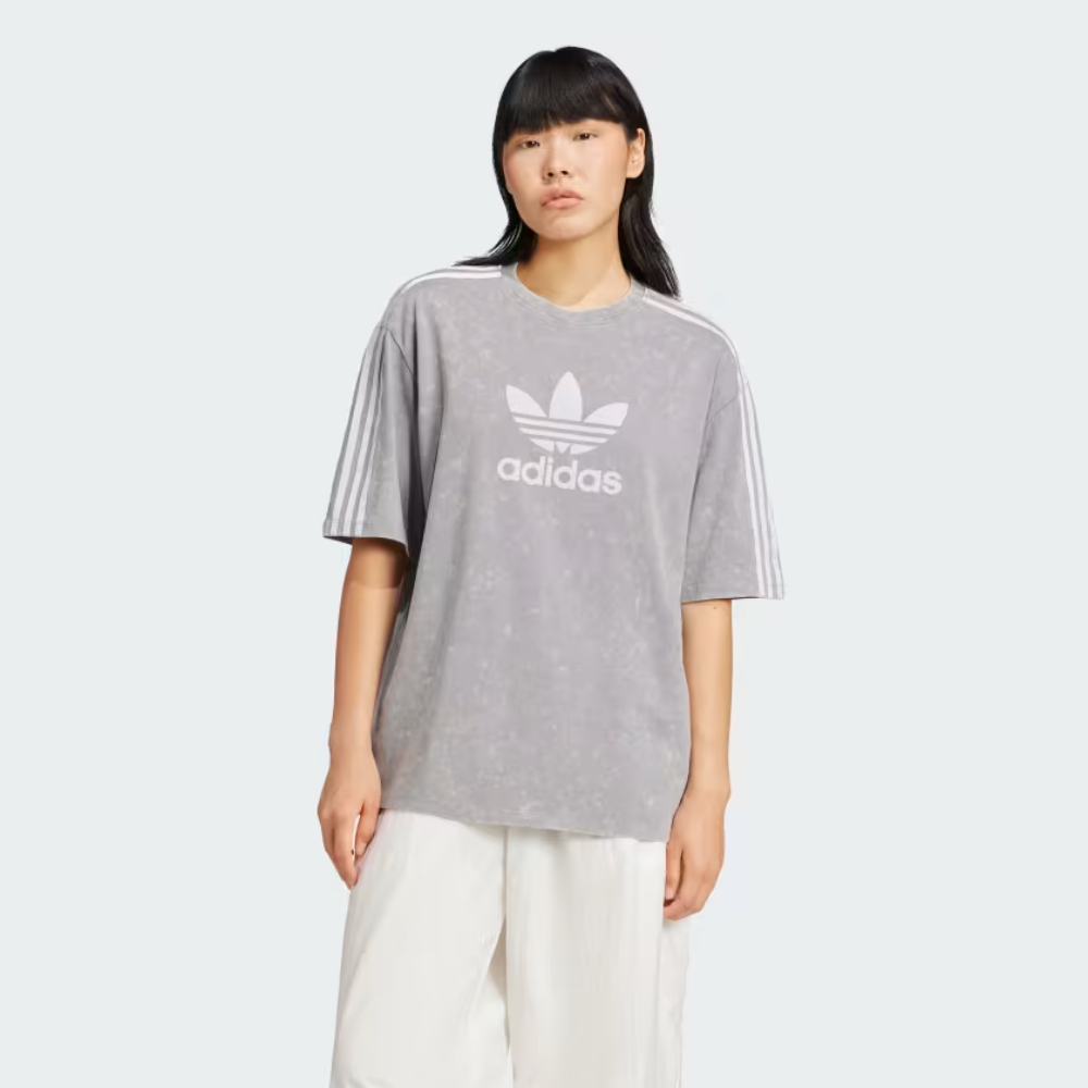 adidas 愛迪達 短袖上衣 女款 運動 三葉草 WASH