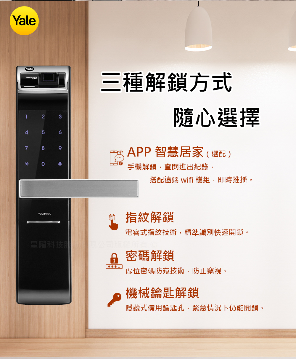 Yale耶魯 YDM-4109A - 詳情12