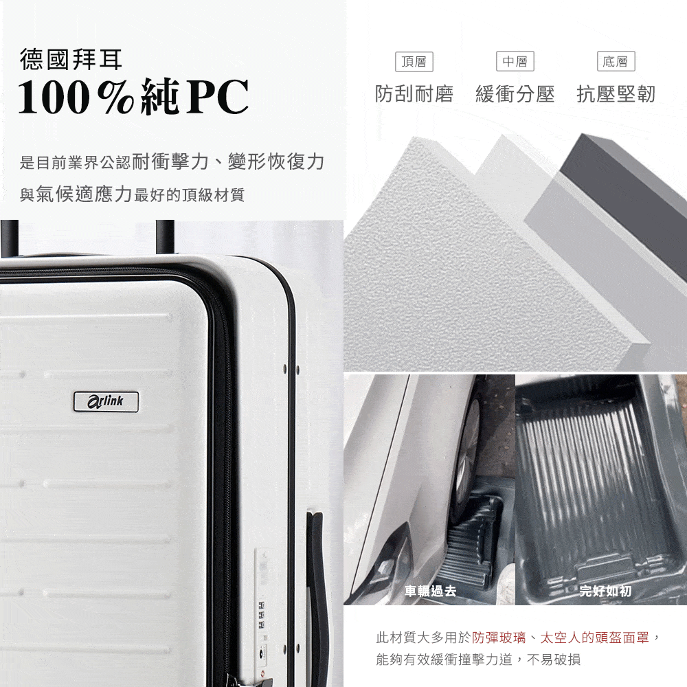 此材質大多用於防彈玻璃、太空人的頭盔面罩,