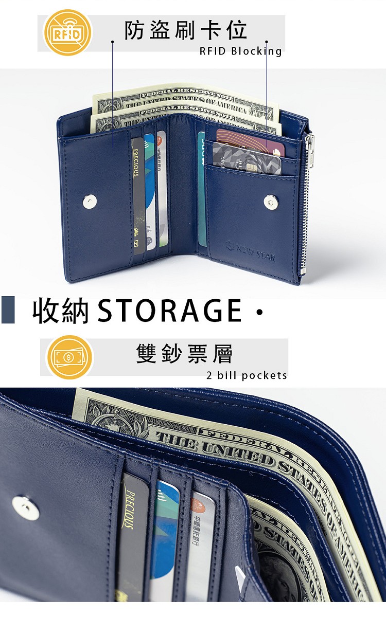 防盜刷卡位 收納 STORAGE 雙鈔票層 1 中國信託銀行