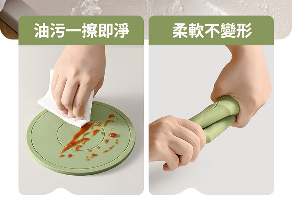 zozo 3入組 鏤空矽膠隔熱墊16cm(耐高溫易清洗 鏤空