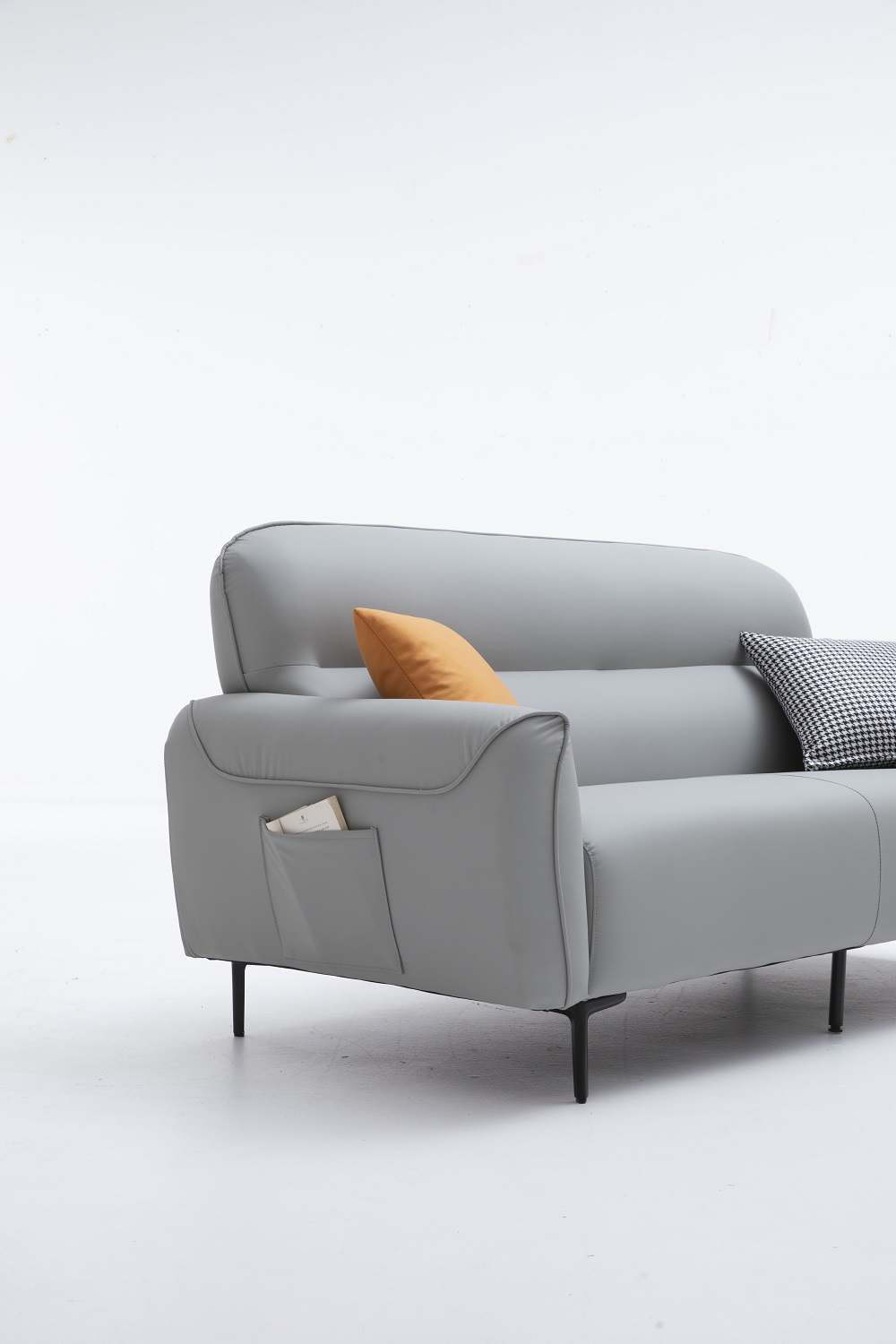 MUNA 家居 580-7型三人座貓抓皮沙發(沙發 皮沙發 