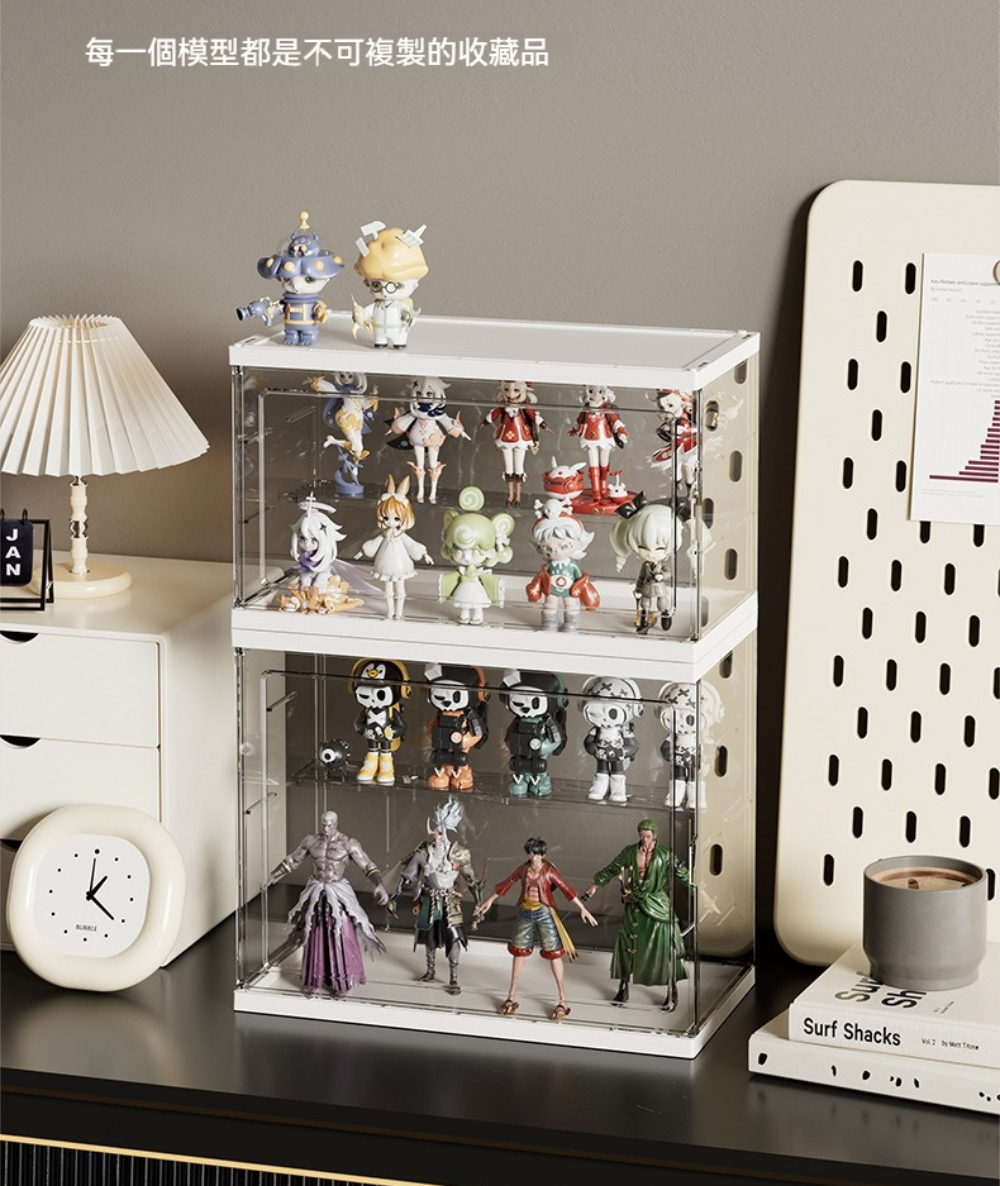 茉家 通透材質可疊加收藏展示盒(小號1入)品牌優惠