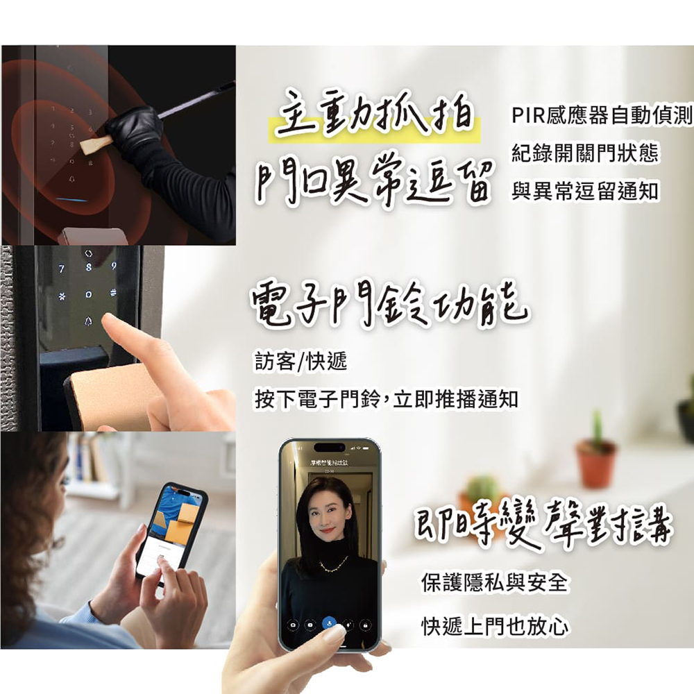 主動抓拍 PIR感應器自動偵測