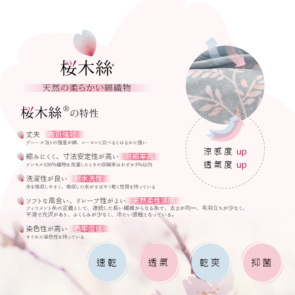 ReVe 蕾芙 櫻木絲單人床包兩用被三件組(印花9款)好評推